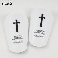 1 Pair Mini Master Cross Design Football Shin Guards, Adult Clip-On Leg Protectors - Thick And Durable Mini Soccer Shin Pads, Suitable For All Seasons - Multicolor - View 16