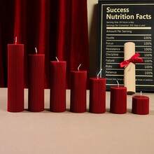 1 Peça Vela Perfumada Cilíndrica Francesa Vintage de Luxo - Aromaterapia Sem Fumaça para Decoração Doméstica, Casamento, Decoração de Casamento, Festa e Atmosfera Romântica | Adereços de Foto, Ideias de Presente, Velas de Soja Premium Decorações de Natal Decoração de Quarto Natal, Presentes de Natal