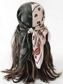 1pc Women's Paisley Printed Scarf