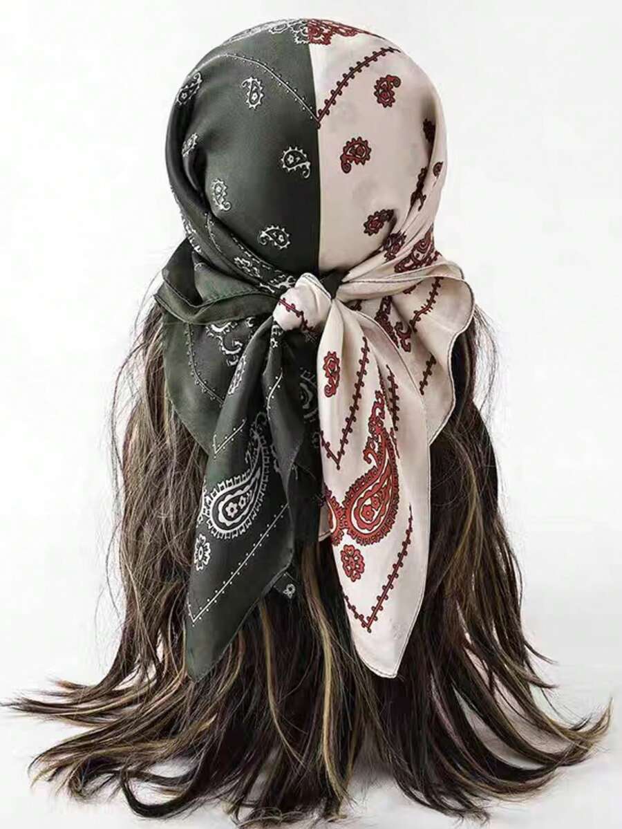 1pc Women's Paisley Printed Scarf
