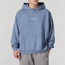 Nike Men's Casual Hooded Sweatshirt - Blue - View 2