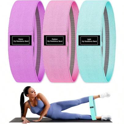 1Pc TPE Resistance Bands – Non-Slip Exercise Bands For Workouts, Pilates, Yoga, Strength Training & Home Gym Equipment