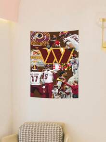 Washington Team Commanders Funny Tapestry, Hanging Dorm Party Backdrop Decorations Home Decorations For Living Room Bedroom Man Cave