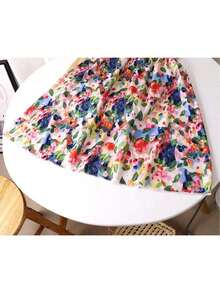 Young Girls Dresses - Beige - View 7