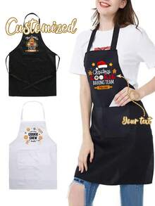 1pc Custom Fashion Nail Polish Printed Apron,For Home Cooking Baking BBQ DIY Use,Dad Father Men Women Custom Name Logo,Chef Cooking Kitchen Apron,Personalized Kitchen Apron,Custom Logo Name Chef Cooking Apron Perfect For Mom Husband Girlfriend Boyfriend Father's Day,Mother's Day,Birthday Anniversary Graduation Wedding Love Unique,Home Harmony