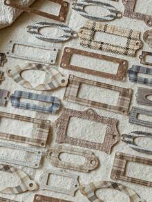 Bộ 30 miếng dán trang trí cổ điển, Văn phòng cổ điển, Sổ lưu niệm thiệp cổ điển, Trang trí sổ kế hoạch - Nhiều màu - Xem 4