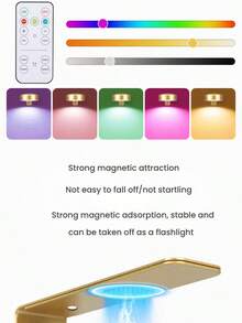 1/3/6 piezas Focos LED recargables por USB, luces de decoración para cuadros, lámparas de pared inalámbricas de metal con luces LED para cuadros, luces de hadas, lámparas de mesa, luces LED, luces nocturnas, lámparas de iluminación, luces de lectura, lámparas de pared regulables con toque, superficie pulida, adecuadas para decoración de pared, sala de estar, dormitorio, decoración navideña, también para galería, decoración de dormitorio, escalera, pasillo - Batería de polímero de litio de 1500mAh