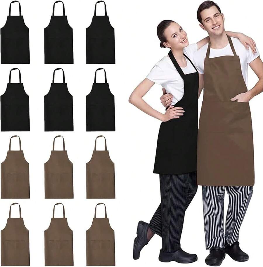 Aprons - Siyah + Kahverengi - Görünüm 1