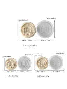 3 moldes religiosos de silicone para sabonetes, velas e artesanato em resina - fáceis de fazer, limpar e desmontar, design intrincado de presépio com Maria, José, jovens e pastores, perfeito para enfeites artesanais, materiais de artesanato e decorações de Natal, design de presépio, artesanato detalhado - Branco - Ver 9