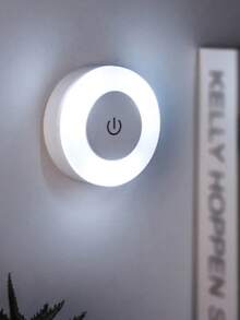 1 件 LED 触摸感应小夜灯，USB 可充电磁性壁灯，适用于房间、走廊、卧室、便携式小夜灯、户外花园灯。户外照明灯具 - 白色 - 查看 14
