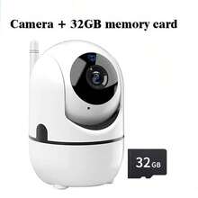 家庭安全摄像头，通过智能手机远程控制，360°全覆盖室内摄像头，WiFi，1080P 高清，夜视，人工智能运动检测，双向音频，USB 供电 - 白色 - 查看 13