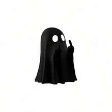 Ghost Figurines, Ghost Statues, Cute Ghosts, Halloween Decorations For The Porch And Interior, Family Gift Items For The Home - màu đen - Xem 3