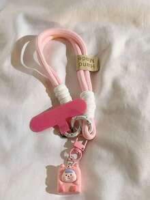 Colgante de teléfono con diseños de tortuga, nube y estrella - Correa de muñeca universal hecha a mano para teléfono, cámara, llaves - Accesorios de llavero con encantos de dibujos animados lindos - Empaque de multicolor