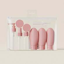 Juego de botellas de viaje rellenables, con atomizador, loción, champú, gel de ducha, contenedores portátiles para cosméticos