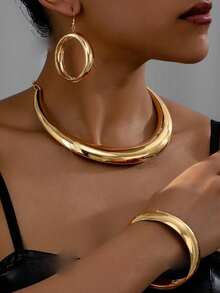 1 Set Of Medieval Fashion Retro Glossy Exaggerated Personalized Magazine Women's Suit