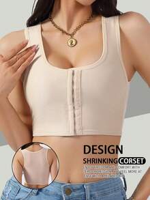 2pcs Front Closure Minimizer Bras, Prevent Bulge, Lift & Enhance Bust, Sports Bra Tops