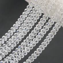 1顆 5*8mm 刻面玻璃輪珠，彩色電鍍 AB，DIY 手工珠飾配件，適用於手機鍊、手工串珠項鍊、手鍊、耳環、包包、編織鞋與服飾 - 5*8mm車輪珠 - 查看 24