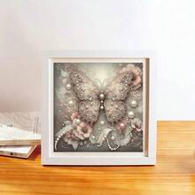 1 Bộ tranh đính đá 5D họa tiết bướm xinh đẹp, tranh đính đá chủ đề côn trùng, tranh đính đá chữ thập tự làm, đồ trang trí tường không khung cho phòng khách, phòng ngủ, văn phòng, quà tặng nghệ thuật bất ngờ - Nhiều màu - Xem 9