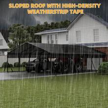 Dragonpad 20 X 30 FT Metal Carport With Galvanized Steel Roof, Heavy Duty Metal Roof Carport With Enhanced Base, Tall MetalCarport Kits Garage For Tractors, Trucks, Boats, Cars - Dark Grey - View 4