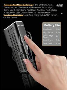 WEST BIKING Smart Bike Lights - Automatic Sensing Night Riding Bike Headlights | 400 Lumens Ultra Bright USB Rechargeable Headlights | Weather-Proof Mountain Bike Lights