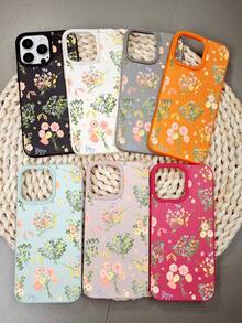 Handyhülle mit Gartenblumenstrauß, hübsches ästhetisches Blumendesign, modisches Schutzaccessoire für Damen, stoßfest, schmale Passform, kompatibel mit iPhone 16promax/16pro/16plus/16/15promax/15pro/15plus/15/14promax/14pro/14plus/14/13promax/13pro/13/12promax/12pro/12/11promax/11pro/11/X/XSmax