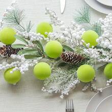 6pcs Velvet Christmas Ornaments - 6.1 Cm Colorful Flocked Plastic Balls For DIY Tree, Wreath, And Home Decor, Soft Pastel & Vibrant Colors (Pink, Orange, Yellow, Green, Blue, Teal), Holiday Decor | Flocked Texture | Soft Fabric Cover, Christmas Decorations Room Decor Winter Christmas Decorations Home Christmas Gifts Christmas Decor - Multicolor - View 7