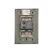 Placa Plana de Apagador Sencillo Diseño Delgado - Negro - Ver 4