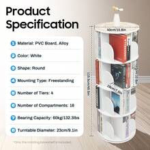 Bookcase - Blanc - Voir 5