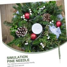 1/6/12/21/30/50/100 pièces de tige d'eucalyptus artificielle, tige de feuille d'eucalyptus, décoration de tige d'eucalyptus, tige verte artificielle, décoration verte, fleur artificielle en vrac pour la maison et le bureau, centre de bouquet de fleurs artificielles, décoration de mariage, décoration de Noël