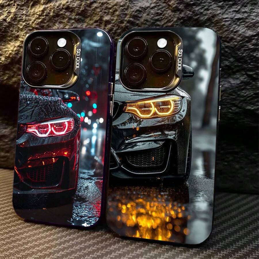 Funda de Teléfono para Coche BM-WW para iPhone 17, 16, 15, 14, 13, 12, 11 Pro Max, 17 Air, 16E, 7, 8 Plus, SE4 Mini Cubierta Protectora Trasera 1SYP - Colores mixtos - Ver 1