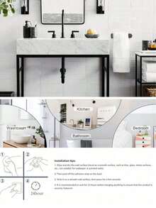 1pc/2PCS Adhesive Towel Racks For Bathroom Wall,Towel Holder,Stainless Steel Hand Towel Ring,Rack For ATowel,Matte Silver Dishcloth Holder Without Drilling,Heavy Duty Towel Hangers,Waterproof Face Washhand Towel Rail,Hooks,No-Drill Towel Bar, Bathroom Storage Organizers,Hardware Accessories,WC Accessories,Home Decor Bathroom Accessories Bathroom Tools