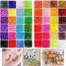 840 chiếc/1400 chiếc hạt pha lê - cắt cạnh, 28 màu, hạt pha lê acrylic thon đôi 6mm dùng làm vòng cổ, vòng tay, bông tai - Trang sức làm đồ thủ công và tự làm - Nhiều màu - Xem 14