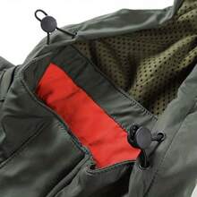 Casual Multi-Pocket Thin Jacket For Spring Fall - Lightweight Zip Up Hooded Jacket Coat - Men's Jacket For Outdoor - For Men - Suitable For Casual Wear, Hiking, Travel - Perfect Gift For Outdoor Enthusiasts Quality - 軍綠色 - 查看 4