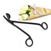 18cm Candle Wick Trimmer Stainless Steel Candle Scissors Trim Wick Cutter Round Head Candle Core Shears Handmade Tools - Multicolor - View 5