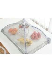 1个食品罩，伞形可折叠防尘罩，防污染，防苍蝇蚊子 - 彩色 - 查看 16