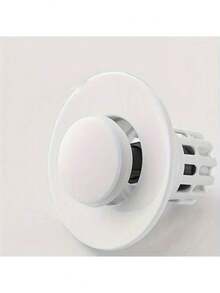 1个弹出式浴室水槽排水塞 - 多功能压力过滤器，耐用塑料材质，浴室水槽防堵塞，必备排水配件，水槽排水过滤器，家用毛发收集器，餐厅和厨房食物残渣过滤器，浴室配件和工具，现代浴室优雅设计，浴室水槽配件 - 彩色 - 查看 8