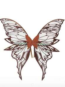 Fairy Wings For Adults Dress Up Sparkling Sheer Wings Butterfly Transparent Fairy Wings Costume For Women Costume Angel Wings For Women,Christmas Wings. - Multicolor - View 14