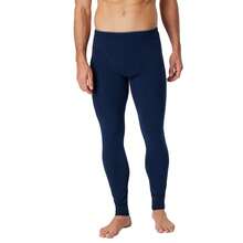 Caleçon long pour homme SCHIESSER - << 95/5 », jersey simple, coton stretch - Bleu azur - Voir 2