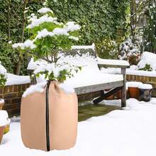 1pc Plant Frost Cover, Plant Freeze Jacket With Drawstring And Zipper Bag, Suitable For Plants, Trees, Shrubs, Frost Protection Blanket To Extend Growing Season, Zipper Closure And Waterproof Lining, For Freeze Protection And Plant Growth Promotion - Multicolor - View 5