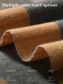 2025 New Autumn/Winter Cashmere Scarf For Women, Plaid Shawl Wrap, Versatile British Style, Thick & Warm, Birthday Gift