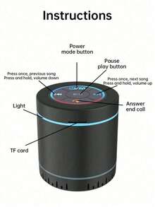 Wireless 5.0 Stereo Wireless Speaker - Portable Compact Speaker System, -C, Suitable For Outdoor/Indoor Parties, Camping, Beach - Compatible With Smartphones/Tablets (Red/Black/Yellow), Portable Speaker With RGB Lights