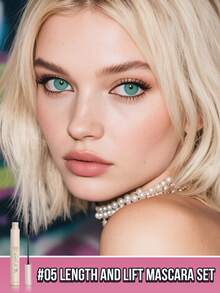 MISSLYN-2 件 Eye Want It! 加长卷翘睫毛膏套装，Eye Want It! 加长卷翘睫毛膏，纤长卷翘丰盈防晕染睫毛膏，持久睫毛打底膏，黑色，带细刷，Y2K 彩妆派对海滩旅行度假露营户外礼物玫瑰时尚女孩新年化妆品角色扮演最佳旅行节日色彩花式校园学校魅力氛围 Cny 中国新年，情人节礼物，纯素，无残忍 - 2個 - 查看 2