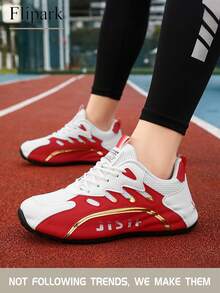 Flipark Men's Breathable Mesh Casual Sports Shoes, Soft Sole, Wear-Resistant Running Sneakers