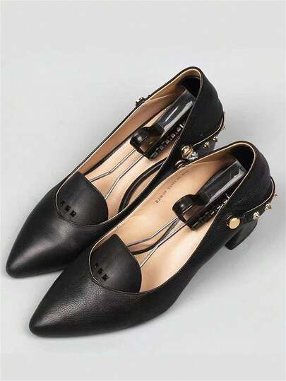 1 Pair Adjustable Expandable Plastic Shoe Stretcher, Shoe Shaper For Leather Shoes And Sneakers