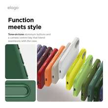 Elago High Quality Magnetic Liquid Silicone Case For IPhone 17, Compatible With MagSafe, Liquid Silicone Material, Protective Cover, Shockproof, Slim Phone, Fashion, Velvet - For Men, For Women, Luxury, Fashion, Minimalist - Xanh núi cao - Xem 5