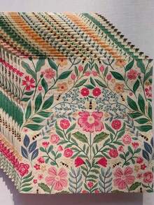 20 pièces/paquet Serviettes imprimées vintage avec motifs de feuilles, fleurs et abeilles, double épaisseur, convient pour les décorations de fête d'anniversaire, de thé de l'après-midi. Serviettes en papier, essuie-tout et papier hygiénique, fournitures festives et de fête. Produits d'entretien ménager et de soins personnels, articles ménagers et de première nécessité.