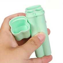 Étui à cigarettes de haute qualité en matériau PP avec couvercle rabattable, double compartiment avec rangement pour briquet, boîte de rangement pratique pour cigares