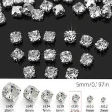 Shiny Glass Crystal Hand-Sewn Rhinestone - DIY Rhinestone Jewelry And Wedding Dress Decoration, Versatile Choice - Durable, Sizes 3-10mm, Ranging From 50 To 1440 Pieces - DIY Rhinestone Jewelry And Wedding Dress Decoration, Versatile Choice - Durable, Sizes 3-10mm, Ranging From 50 To 1440 Pieces