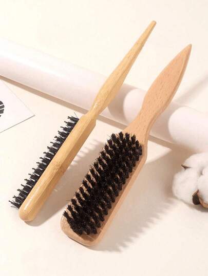 2 件/1 件光滑后发刷，柔软刷毛，用于梳理发际线，为所有发质打造光泽效果，抚平毛躁，恢复光泽和质感，发夹，发饰，返校用品，刷子，发刷，边缘刷，刷头发，发梳，梳头发，顺发刷，球刷，迷你发刷，发刷套装，木梳，发刷，发刷，发梳，理发师，美发工具，美发产品，发饰，光滑后刷，护发，发梳，理发配件，梳头发，卷发刷，旅行，美发用品，顺发刷，球刷，迷你发刷，发饰，卷发产品，美发设备，圣诞节，理发配件，发饰，美发，木梳，旅行必需品，发型，美发