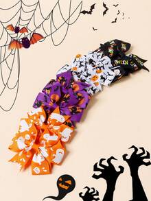 2/8 sztuk dla dziewczynek, śliczne spinki do włosów z motywem dyni, ducha, czarodzieja, potwora, nietoperza, spinki do grzywki, ozdoby do kucyka, odpowiednie na przyjęcia świąteczne, akcesoria do włosów na Halloween